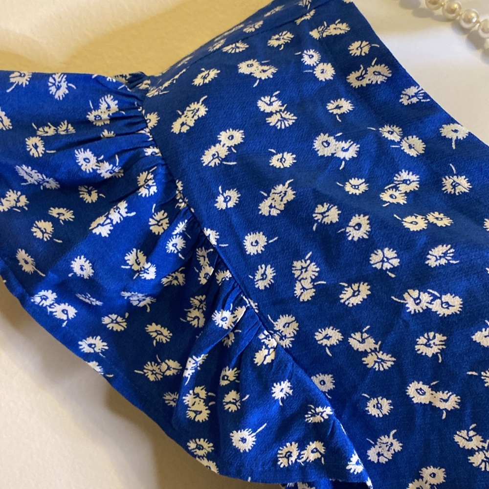 Rails Chloe Romper In Cobalt Floating Daisies Siz… - image 4